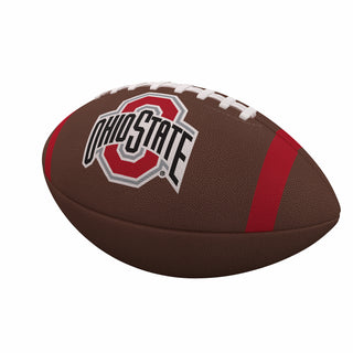 Ohio State Team Stripe Official-Size Composite Football