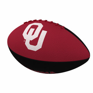 Oklahoma Pinwheel Logo Junior Size Rubber Football