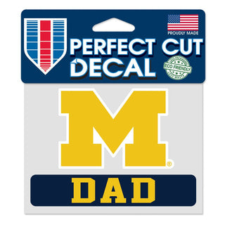 Michigan Wolverines DAD Perfect Cut Color Decal