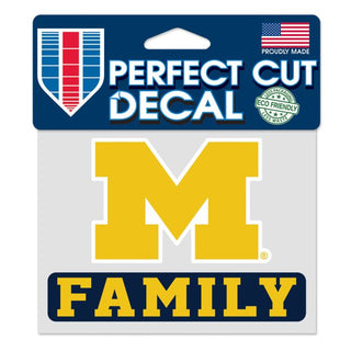 Michigan Wolverines FAMILY Perfect Cut Color Decal