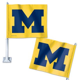 Michigan Wolverines 2nd Design Car Flag 11.75" x 14"