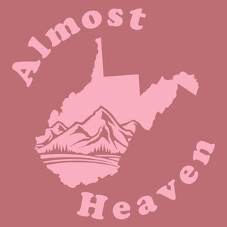 Almost Heaven WV NLA T-Shirt - Mauve