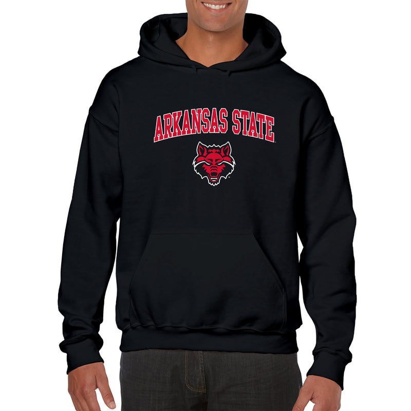 Arkansas State Arch Logo Hoodie - Black