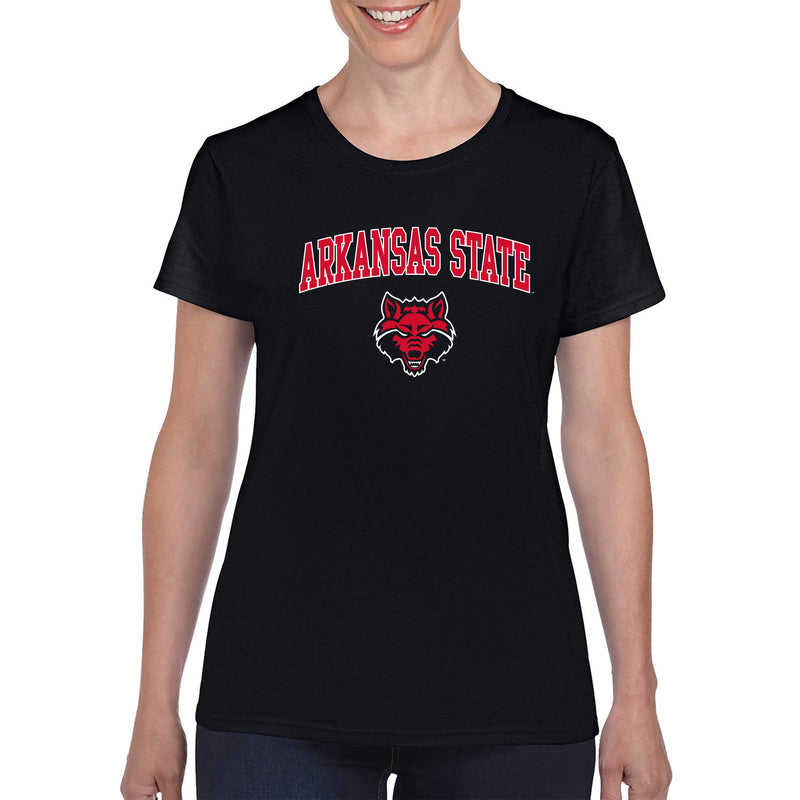 Arkansas State Arch Logo Women's T-Shirt - Black