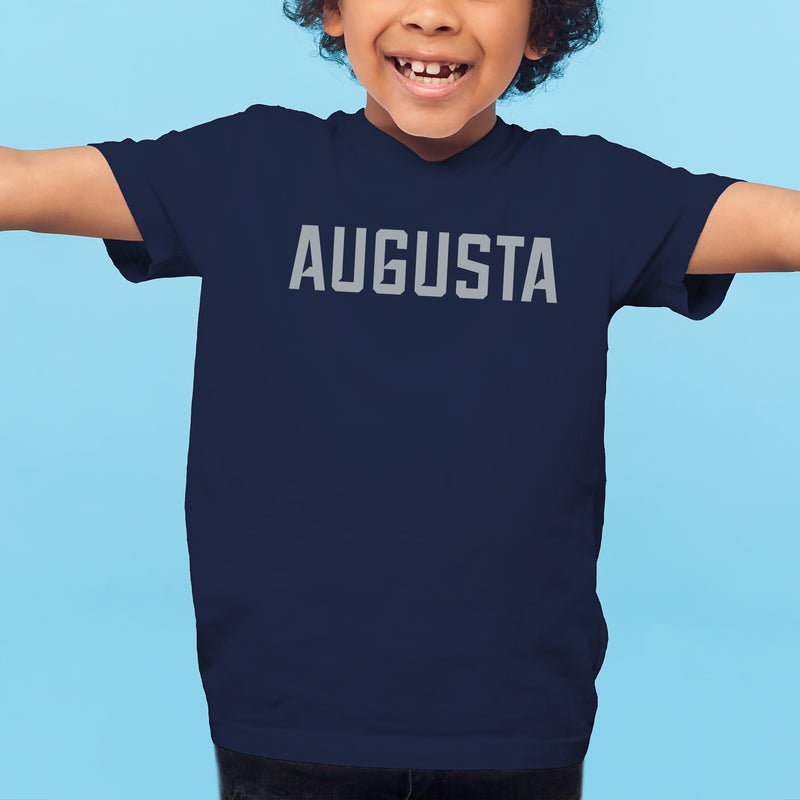 Augusta University Basic Block Youth T-Shirt - Navy