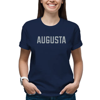 Augusta University Basic Block T-Shirt - Navy