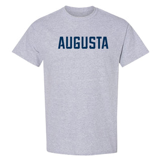 Augusta University Basic Block T-Shirt - Sport Grey