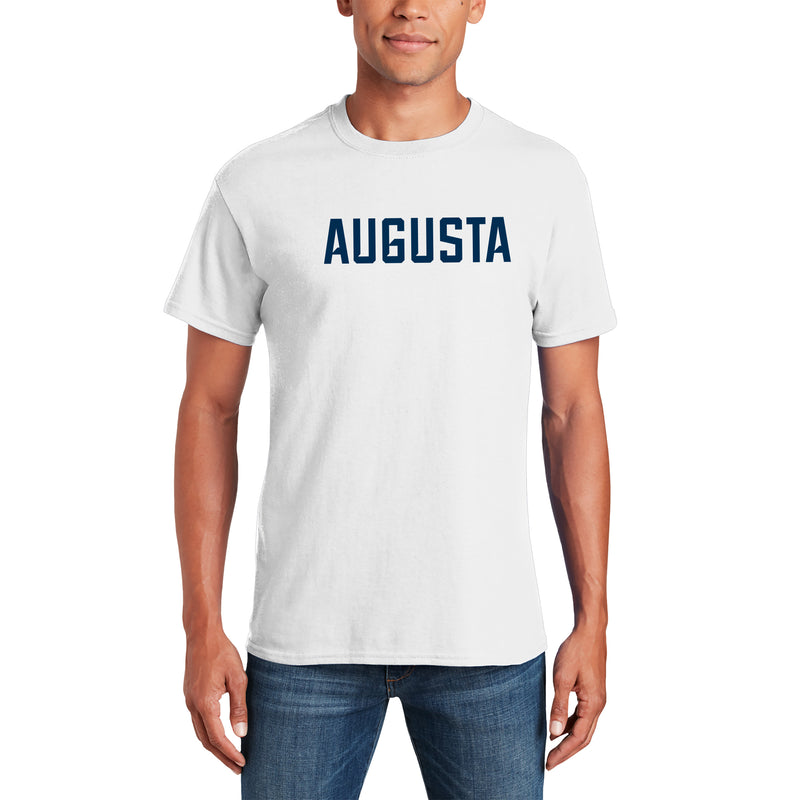 Augusta University Basic Block T-Shirt - White