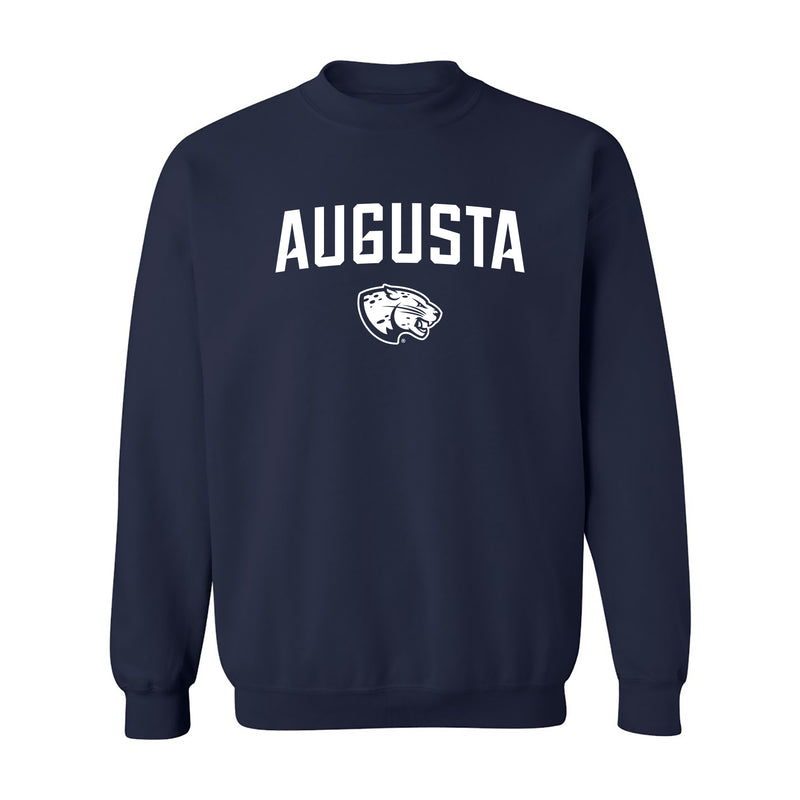 Augusta University Arch Logo Crewneck - Navy