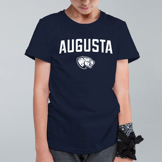 Augusta University Arch Logo Youth T-Shirt - Navy