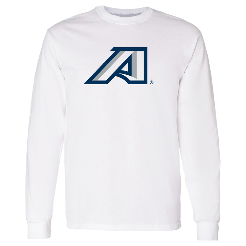 Augusta University Primary Logo Long Sleeve - White