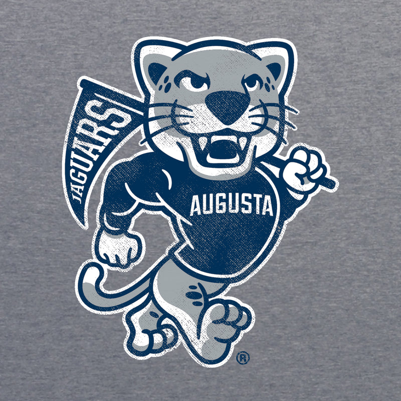 Augusta University Mascot Spirit Mark 3/4 Sleeve Raglan - Prem Htr / Vtg Navy