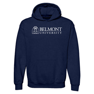 Belmont University Bruins Institutional Logo Cotton Hoodie - Navy