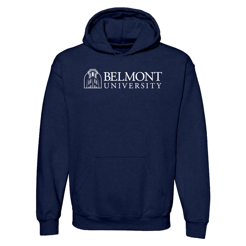 Belmont University Bruins Institutional Logo Cotton Hoodie - Navy