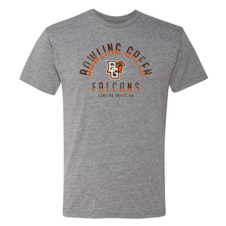 BGSU Division Arch Triblend T-Shirt - Premium Heather