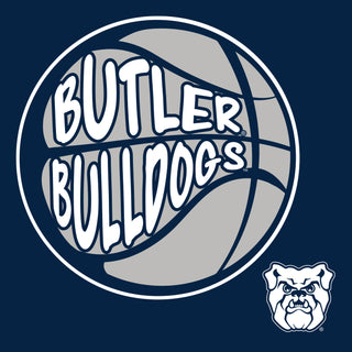 Butler University Bulldogs Street Basketball Heavy Cotton Tank Top - Navy