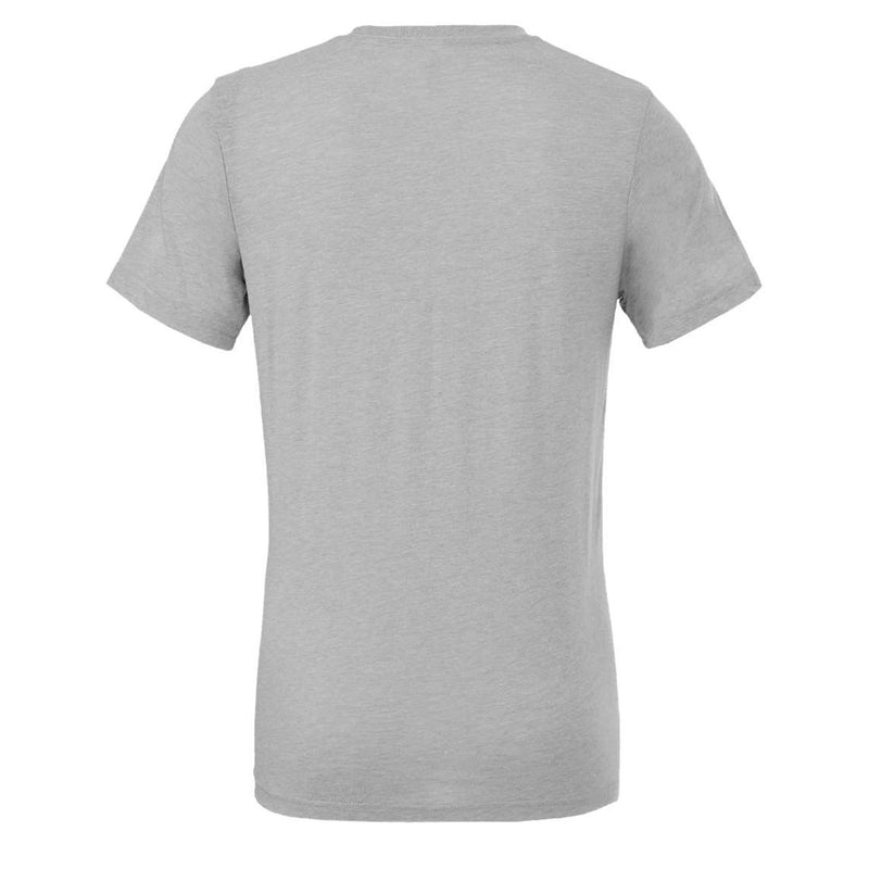 Carnegie Mellon University Tartans Division Arch Canvas Triblend Short Sleeve T Shirt - Athletic Grey
