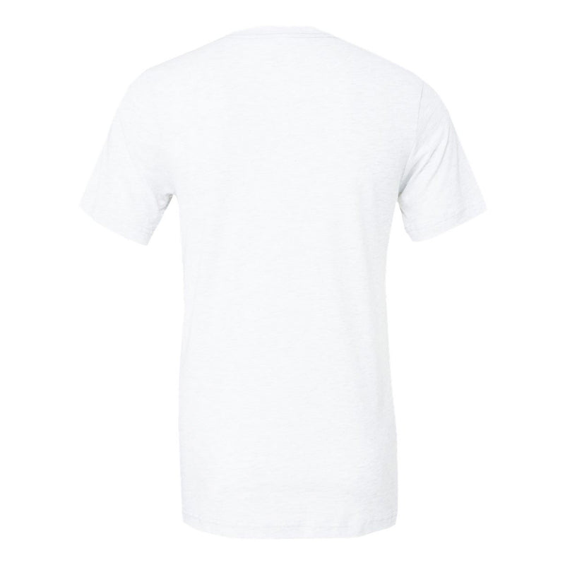 Belmont Sunshine Script Canvas Triblend T Shirt - Solid White Triblend