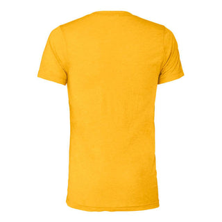 Iowa Basic Block Canvas Triblend T-Shirt - Yellow Gold Triblend