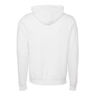 Michigan Outline Block M Sponge Fleece Hoodie - White