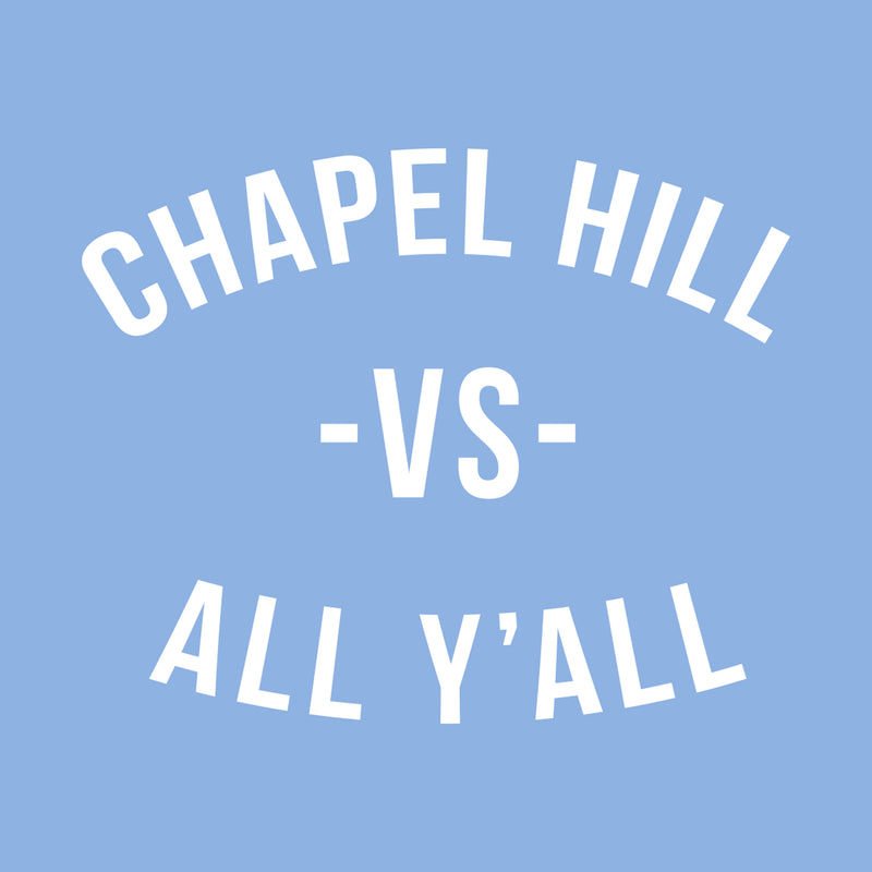 Chapel Hill Vs All Yall Softstyle T Shirt - Carolina Blue