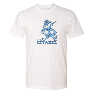 Citadel Marching Bulldog Premium Cotton T-Shirt - White