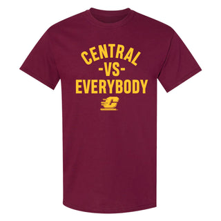 Central Michigan Vs Everybody T-Shirt - Maroon