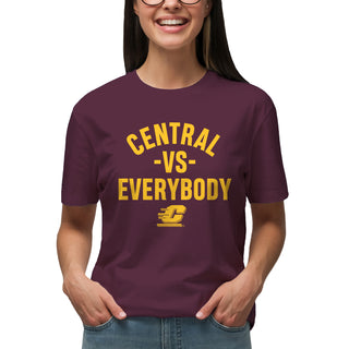 Central Michigan Vs Everybody T-Shirt - Maroon