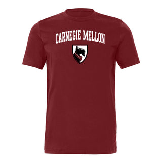 Carnegie Mellon Arch Logo Jersey T-Shirt - Cardinal