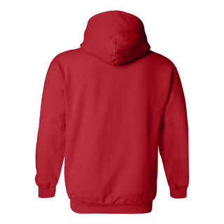 Davidson Wildcats Basic Block Hoodie - Red