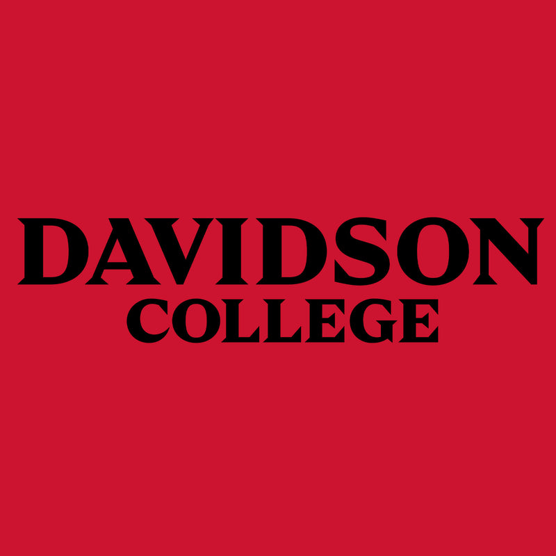 Davidson Wildcats Basic Block Tank Top - Red