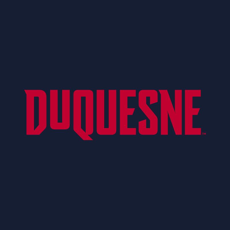 Duquesne Arch Logo T-Shirt - Navy