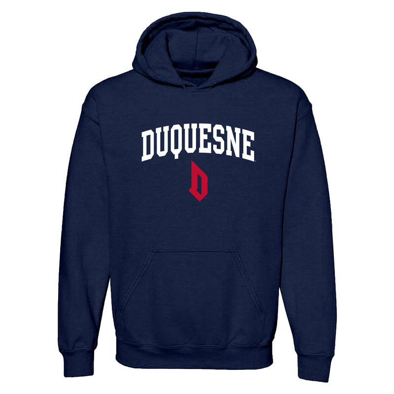 Duquesne Arch Logo Hoodie - Navy