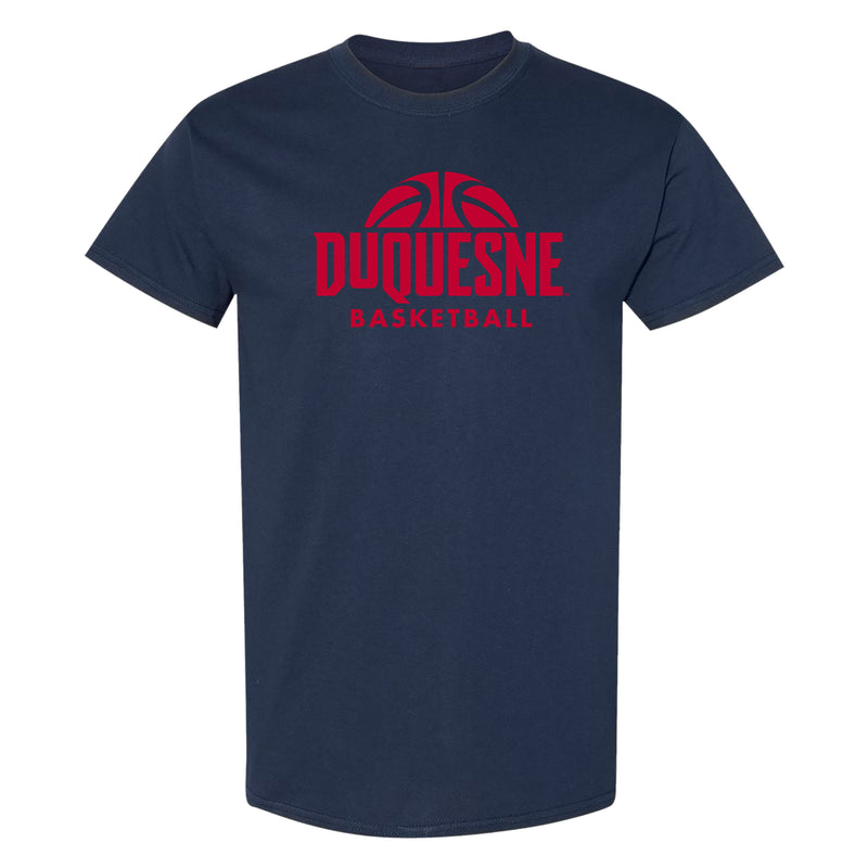 Duquesne Basketball Hype T-Shirt - Navy