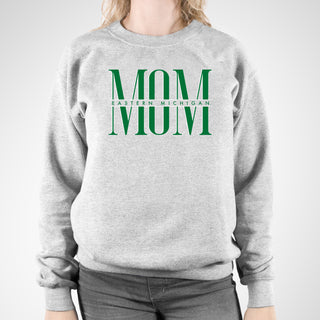 Eastern Michigan Classic Mom Crewneck - Sport Grey