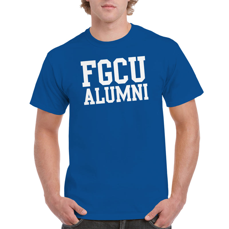 Florida Gulf Coast University Eagles Established Arch Logo Short Sleeve T Shirt - Sport Grey