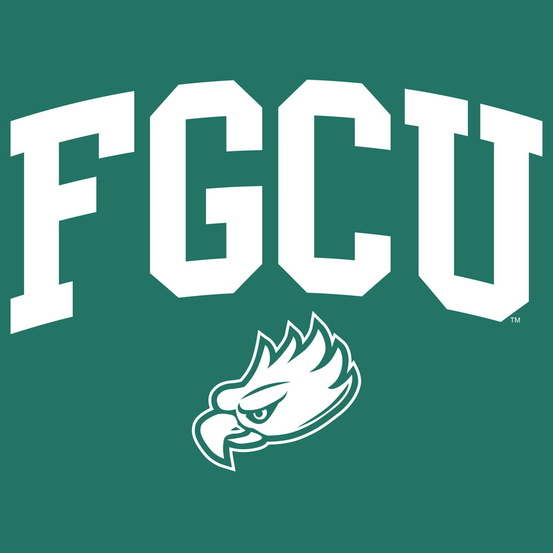 Florida Gulf Coast University Eagles Arch Logo Short Sleeve T Shirt - Kelly