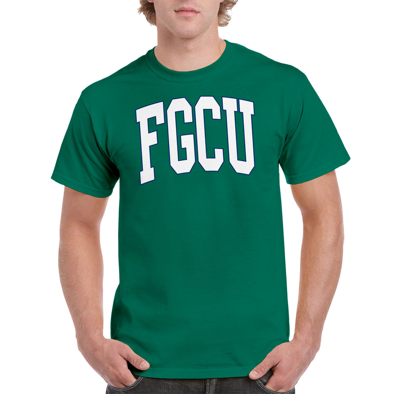 Florida Gulf Coast Eagles Mega Arch T-Shirt - Kelly Green