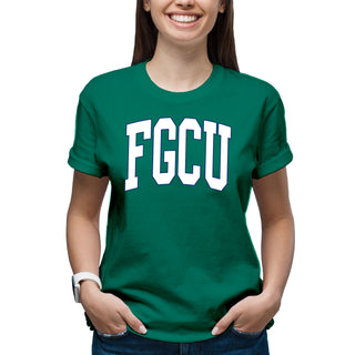 Florida Gulf Coast Eagles Mega Arch T-Shirt - Kelly Green