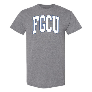 Florida Gulf Coast Eagles Mega Arch T-Shirt - Graphite Heather