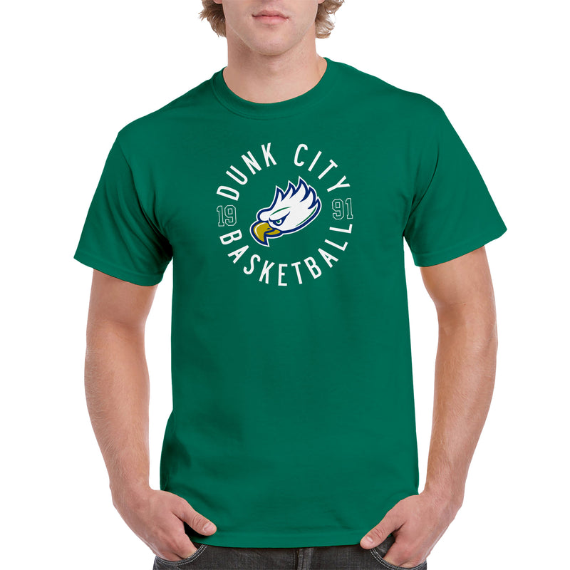 Florida Gulf Coast University Eagles Dunk City Circle Short Sleeve T Shirt - Kelly