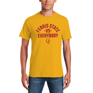 Ferris State Vs Everybody T-Shirt - Gold