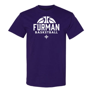 Furman University Paladins Basketball Hype T Shirt - Purple