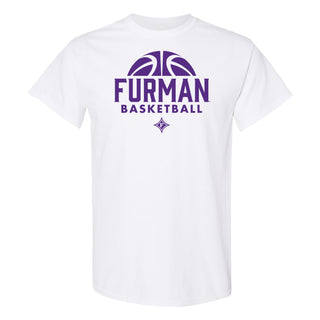 Furman University Paladins Basketball Hype T Shirt - White