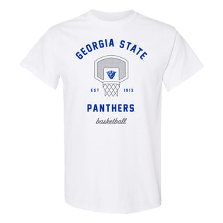 Georgia State Panthers Basketball Net T-Shirt - White