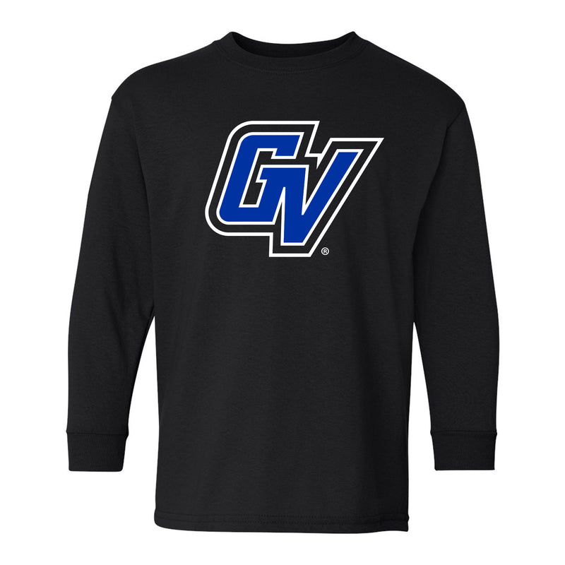 GVSU Primary Logo Youth Long Sleeve - Black