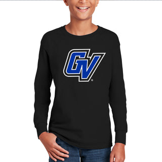 GVSU Primary Logo Youth Long Sleeve - Black