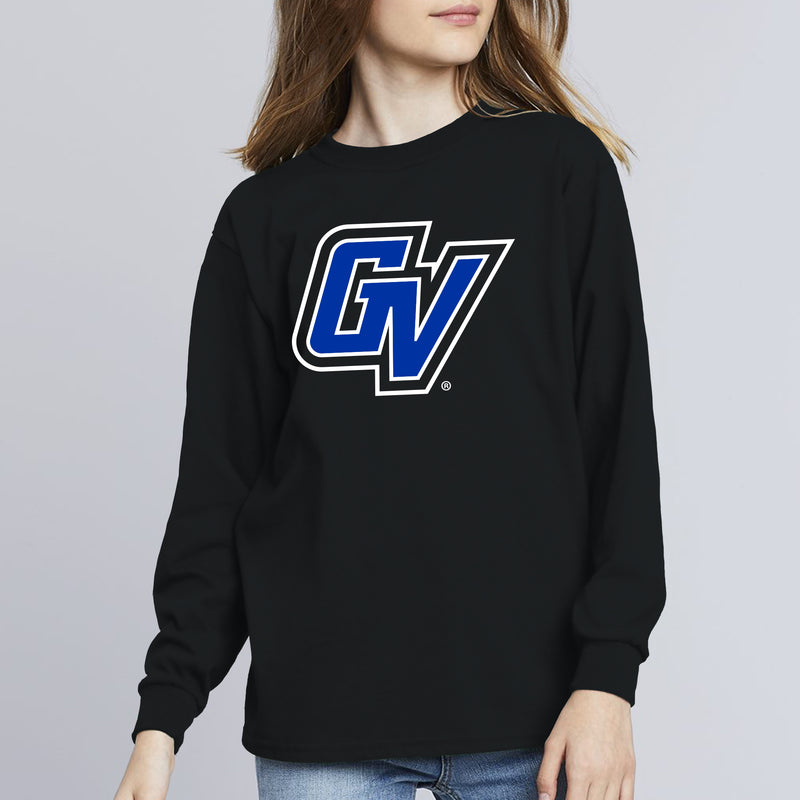 GVSU Primary Logo Youth Long Sleeve - Black