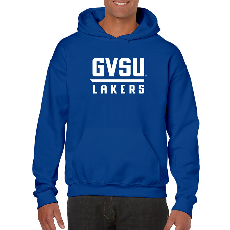 GVSU Front Back Print Hoodie - Royal