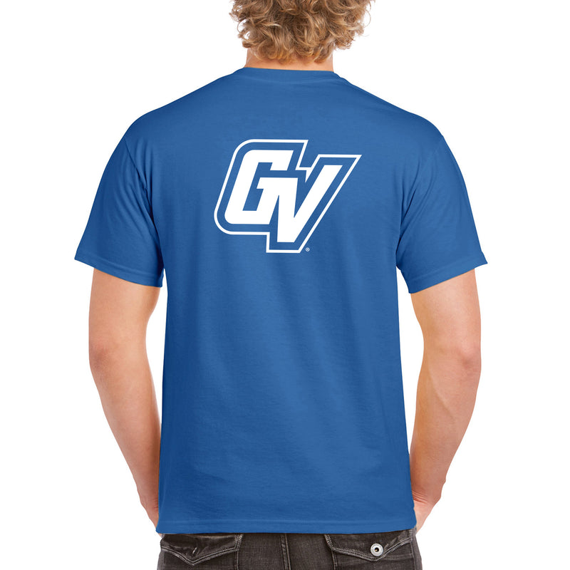 GVSU Front Back Print T-Shirt - Royal